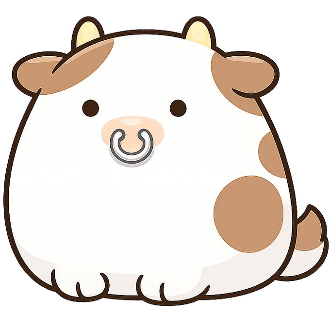 MOMOO the unbothered cow